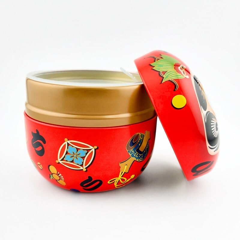 Boîte à Thé Style Japonais - Akai Daruma