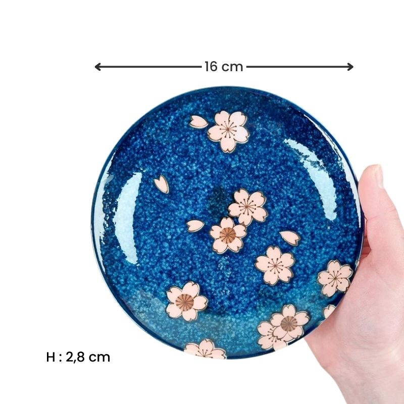 Coffret Assiettes Japonaises - Cerisier