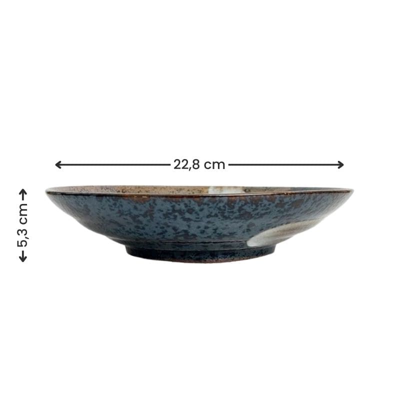 Assiette Creuse Japonaise - Fudezukai