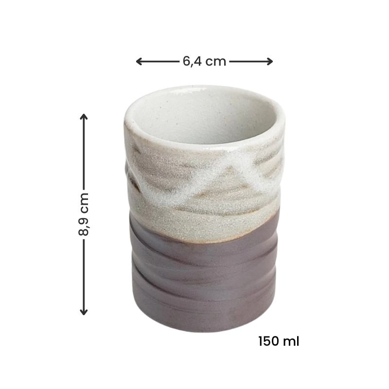 Tasse Japonaise en Céramique - Design Shino