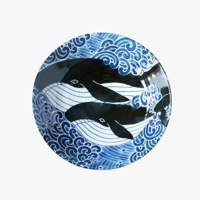 Assiette Japonaise Creuse Baleine | Ramen Nation