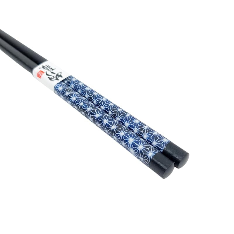 Baguettes Japonaises Asanoha Bleu