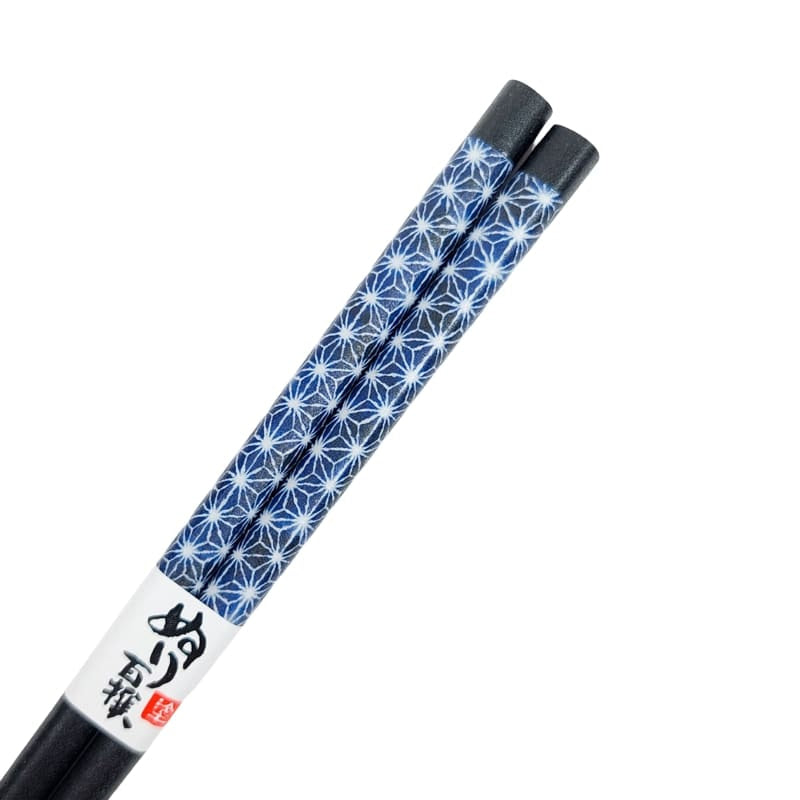 Baguettes Japonaises Asanoha Bleu