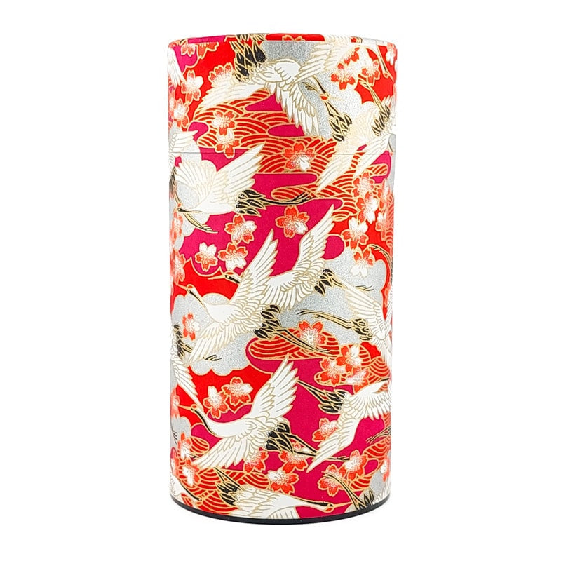 Boîte à Thé Japonaise Washi Tsuru