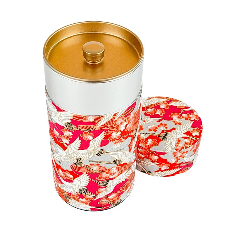 Boîte à Thé Japonaise Washi Tsuru