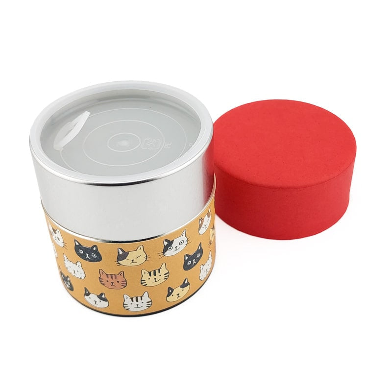 Petite Boîte à Thé Japonaise Cat Face