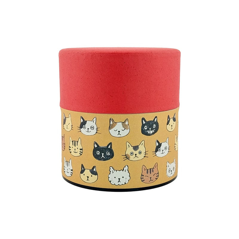 Petite Boîte à Thé Japonaise Cat Face