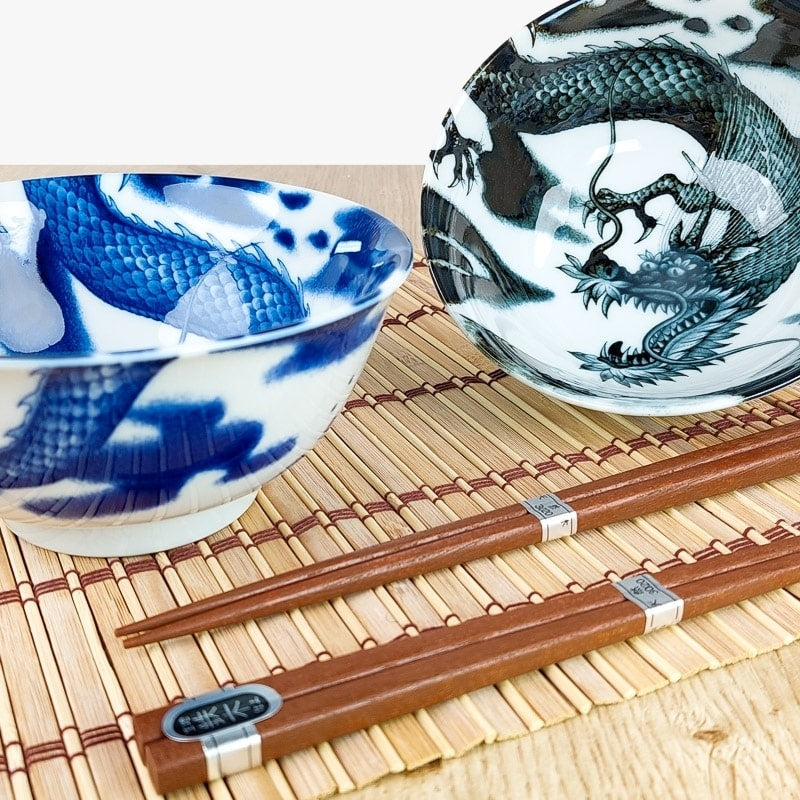 Coffret 2 Bols Japonais Dragon