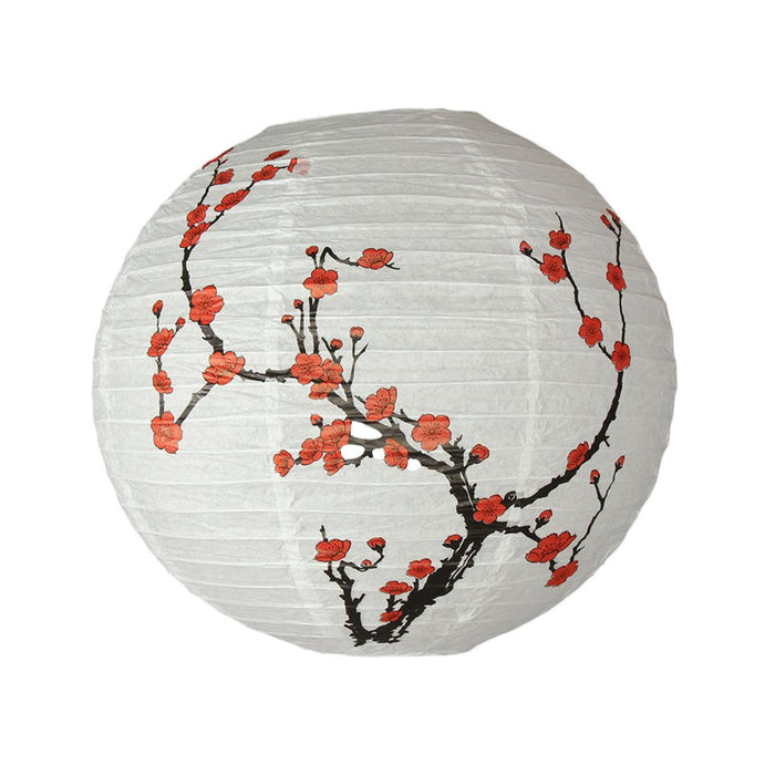 Lanterne en Papier Cerisier Sakura Blanc | Ramen Nation Lanterne en Papier Cerisier Sakura Blanc | Ramen Nation