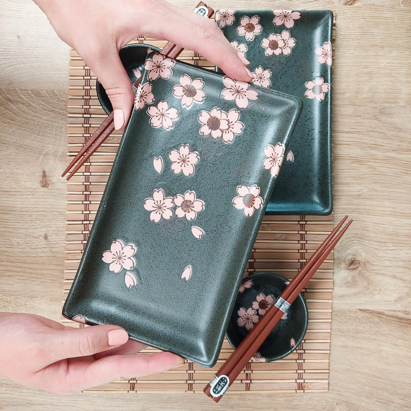 Set Vaisselle à Sushi Sakura