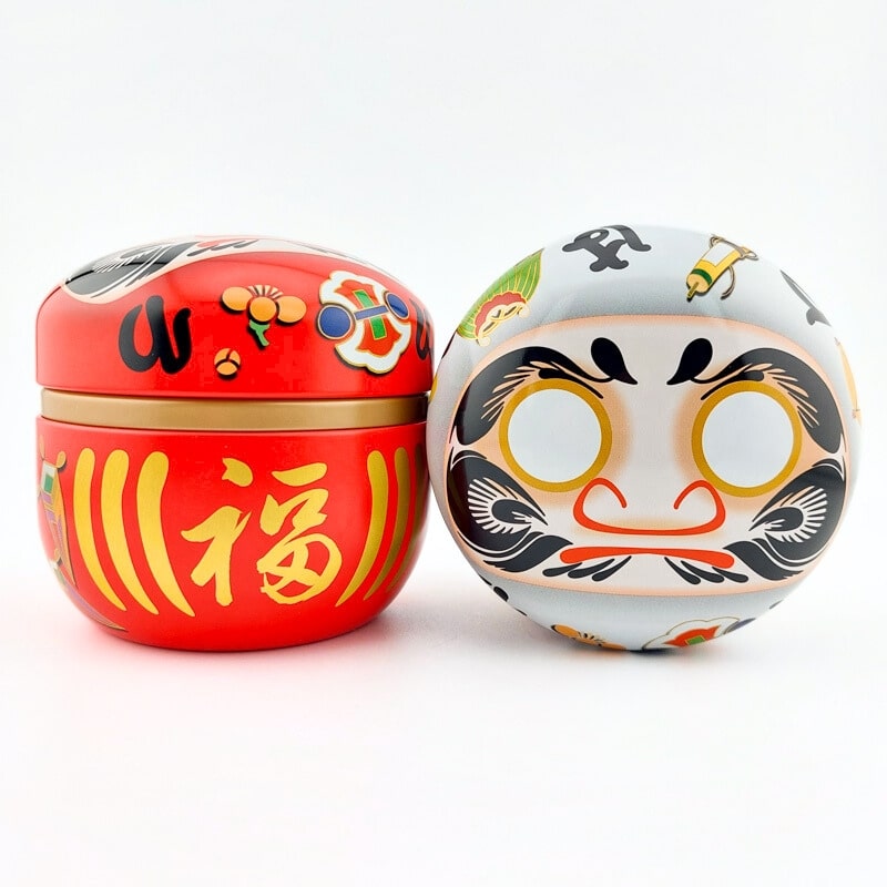 Boîtes à Thé Japonaises - Lot de 2 - Daruma