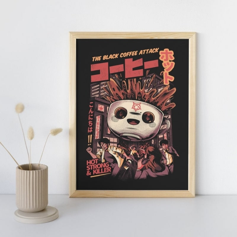 Affiche Japonaise Black Coffee - A3