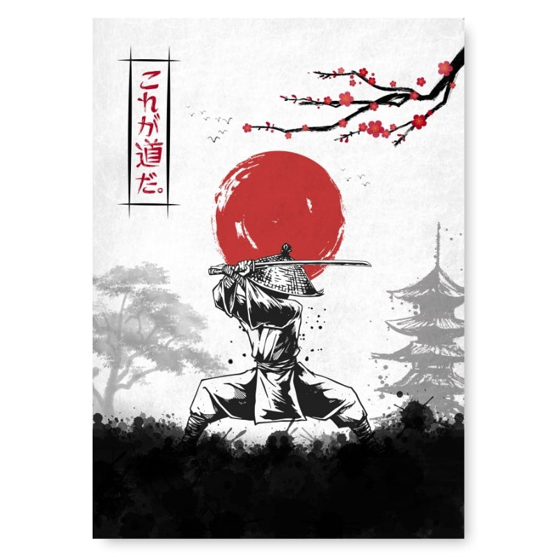 Affiche Japonaise Code du Bushido - A3