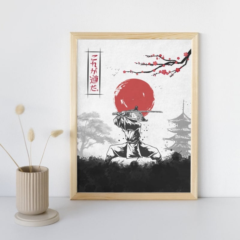 Affiche Japonaise Code du Bushido - A3