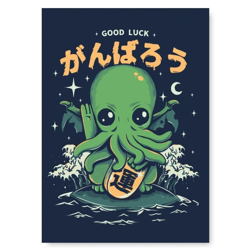 Affiche Japonaise Good Luck - A3