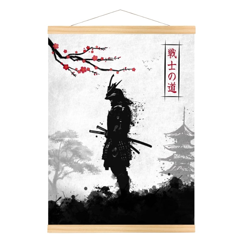 Affiche Japonaise Guerrier Samouraï - A3