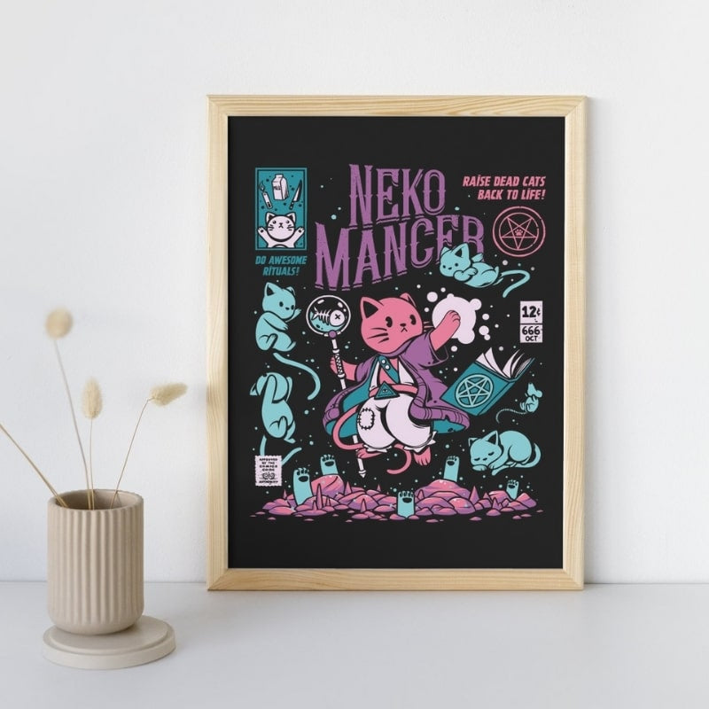 Affiche Japonaise Nekomancer - A3