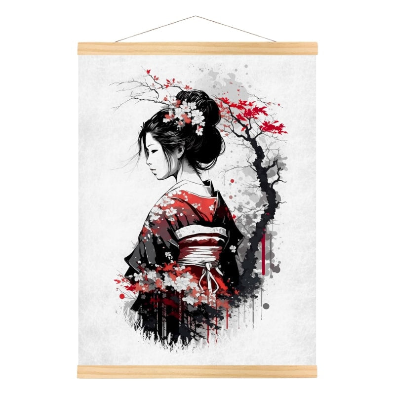 Affiche Japonaise Nostalgie d’une Geisha - A3