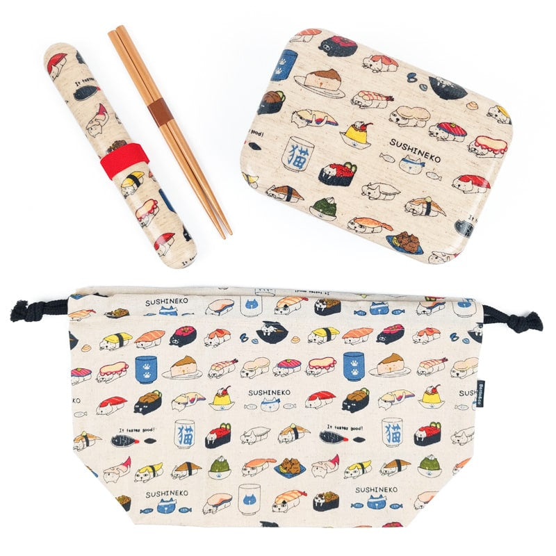 Baguettes Japonaises & Coffret Sushi Cat