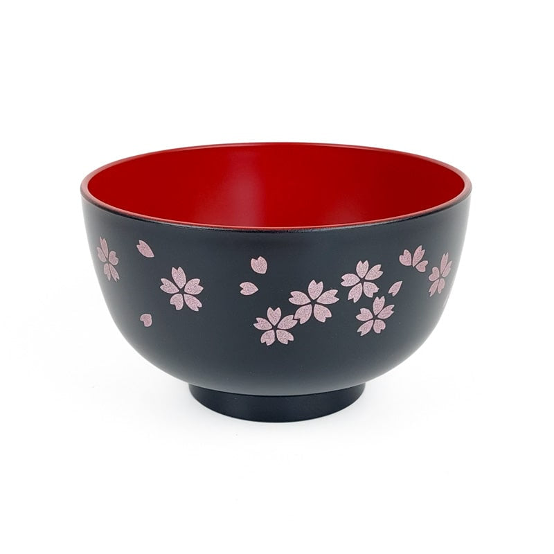 Bol à Soupe Japonais Black Sakura