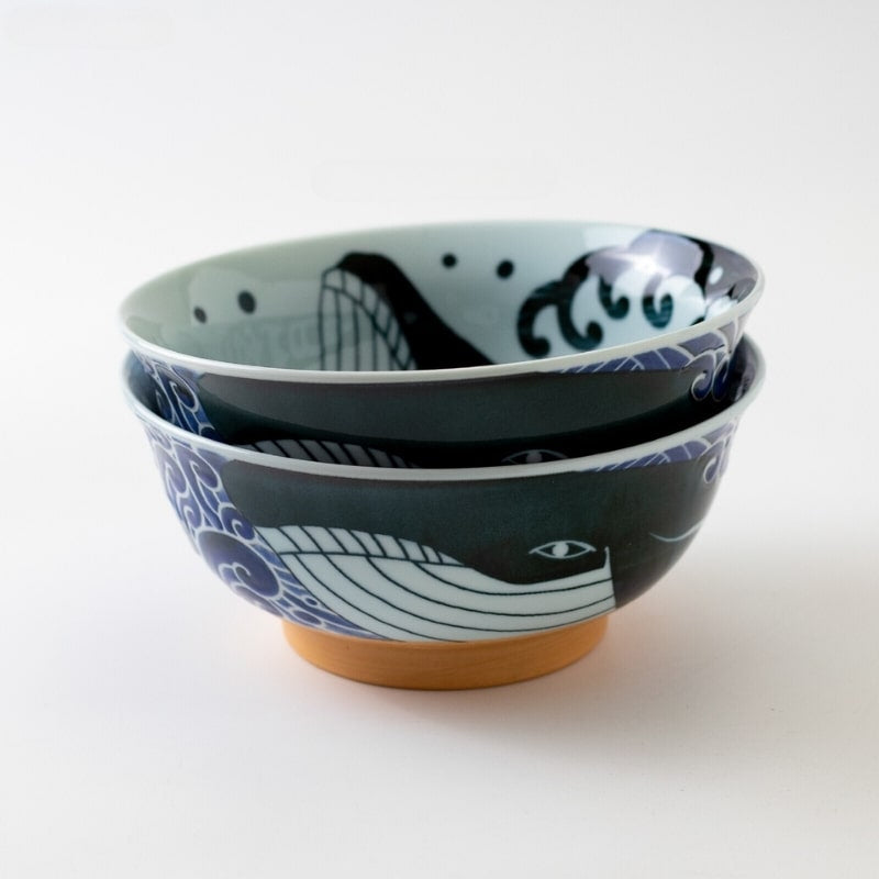 Bol Donburi Japonais Baleine