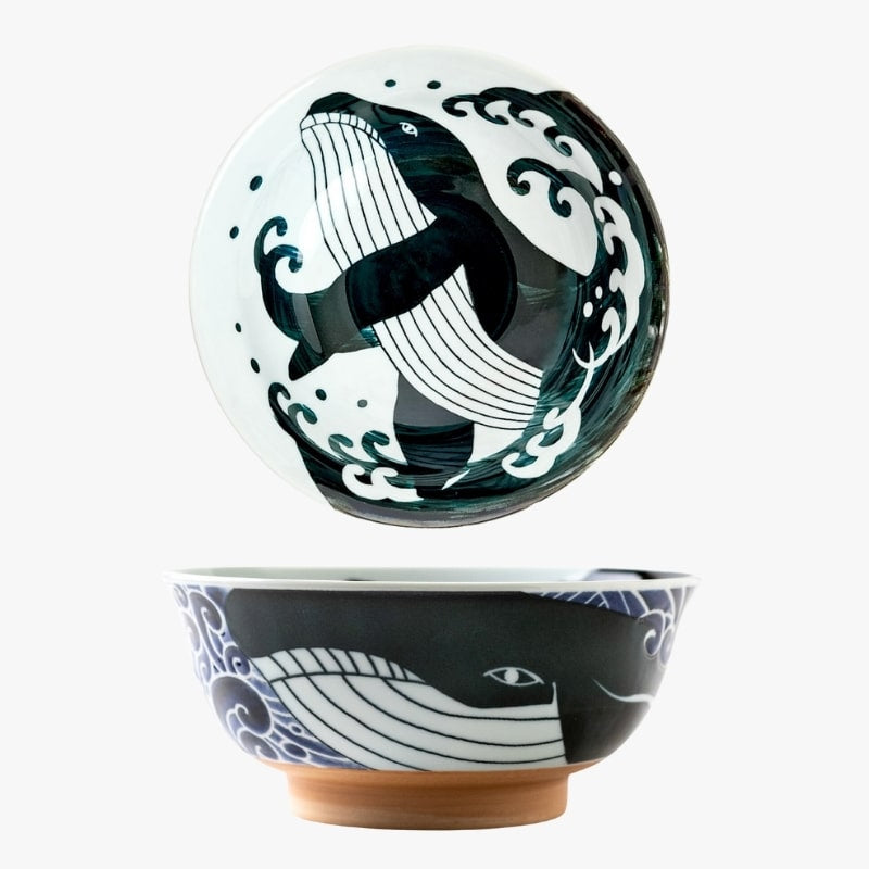 Bol Donburi Japonais Baleine