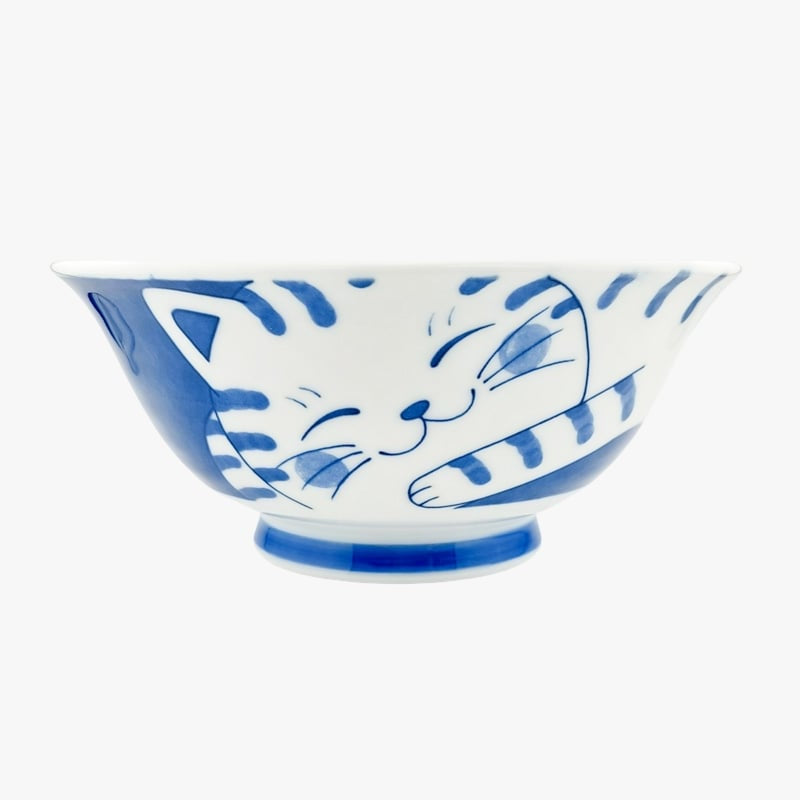 Bol Japonais Neko Bleu