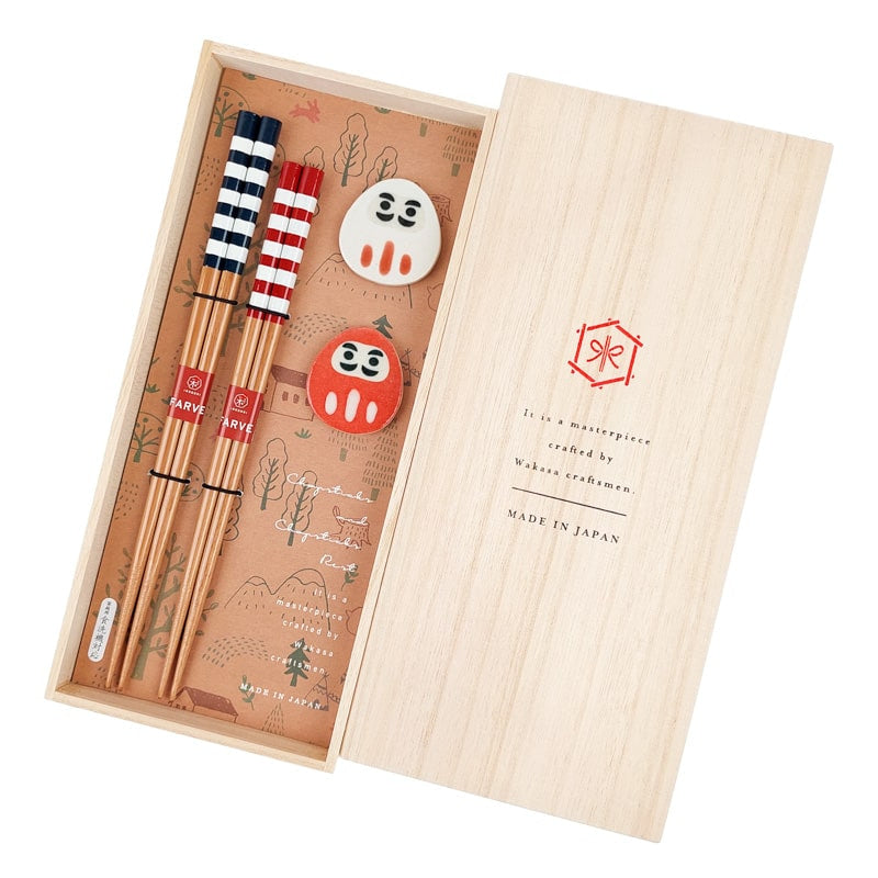 Coffret Baguettes Japonaises Daruma