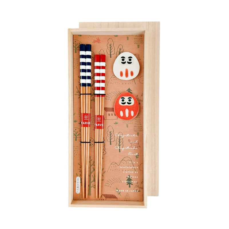 Coffret Baguettes Japonaises Daruma