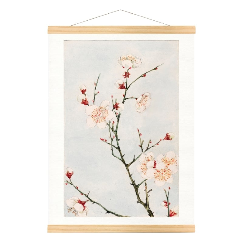 Estampe Japonaise Fleurs de Prunier - A3