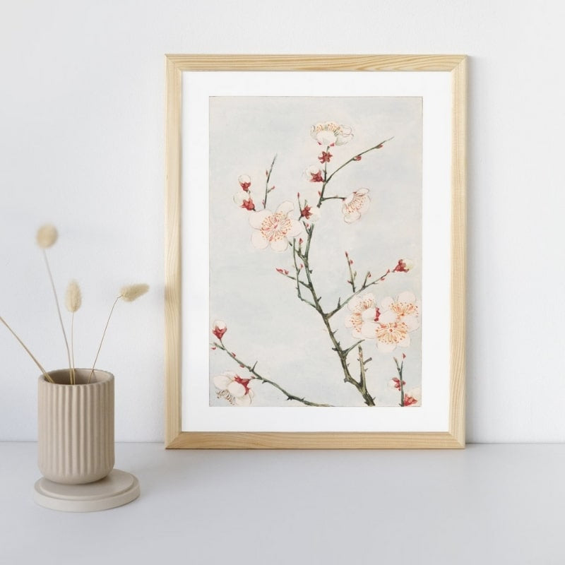 Estampe Japonaise Fleurs de Prunier - A3