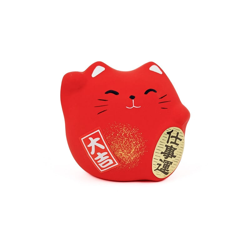 Maneki Neko Rond Rouge