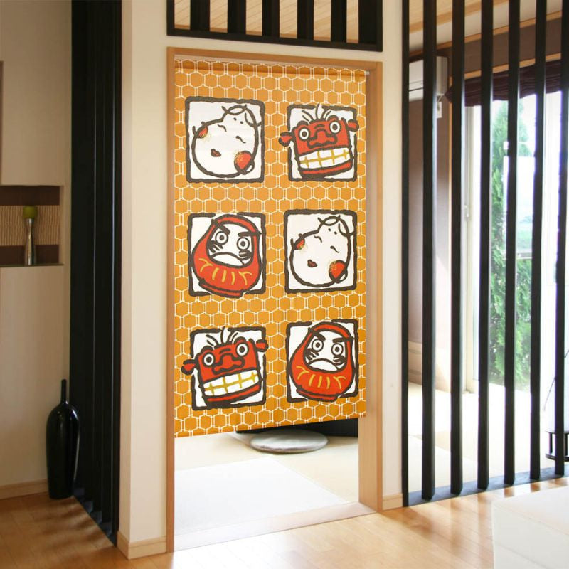 Noren Japonais Porte-Bonheur - 85 x 150 cm