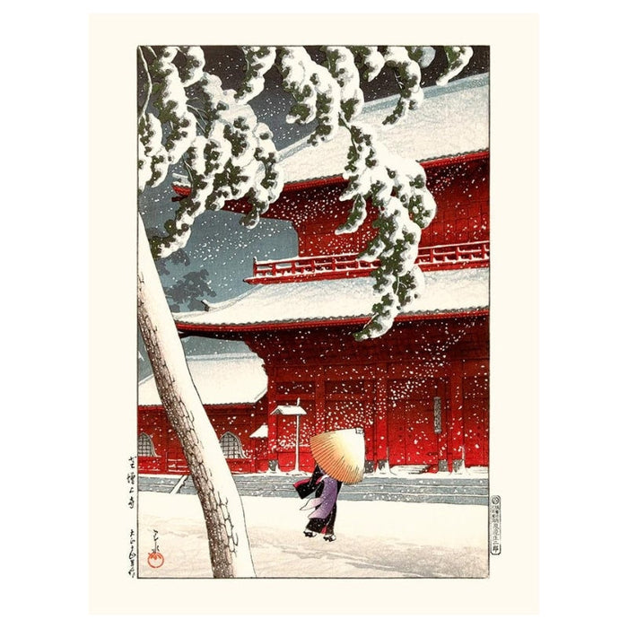 Affiche Japonaise Temple Zojo - A3 | Ramen Nation