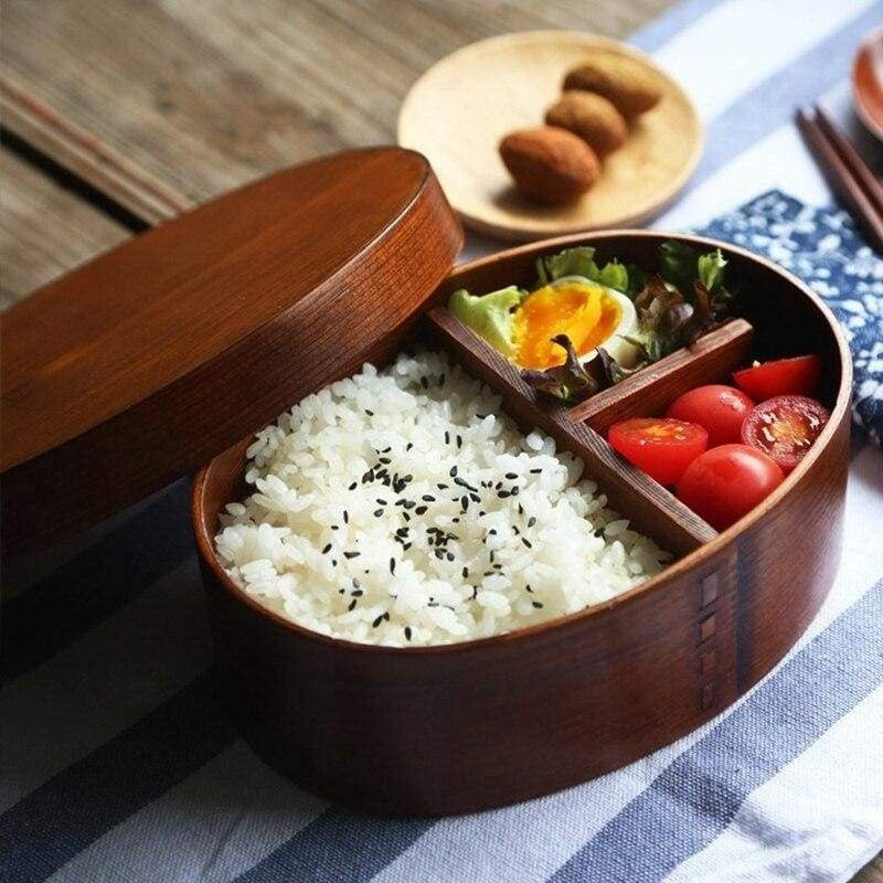 Boîte Bento en Bois