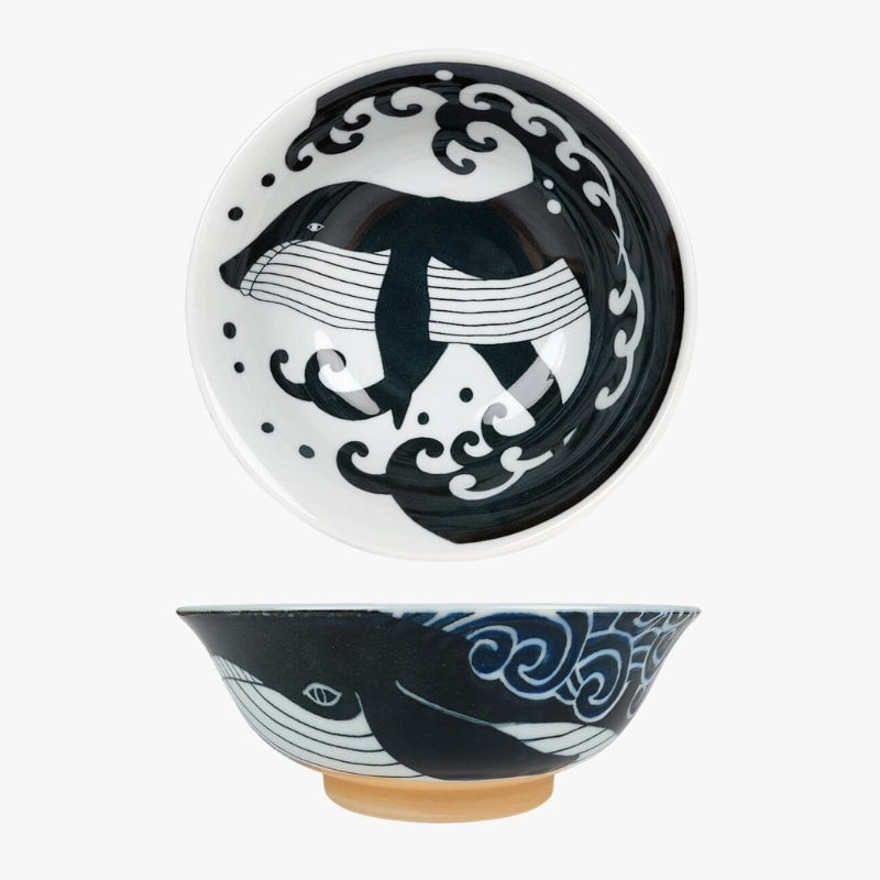 Bol à ramen en céramique - noir ou blanc - Tsukuda – Japan at Home