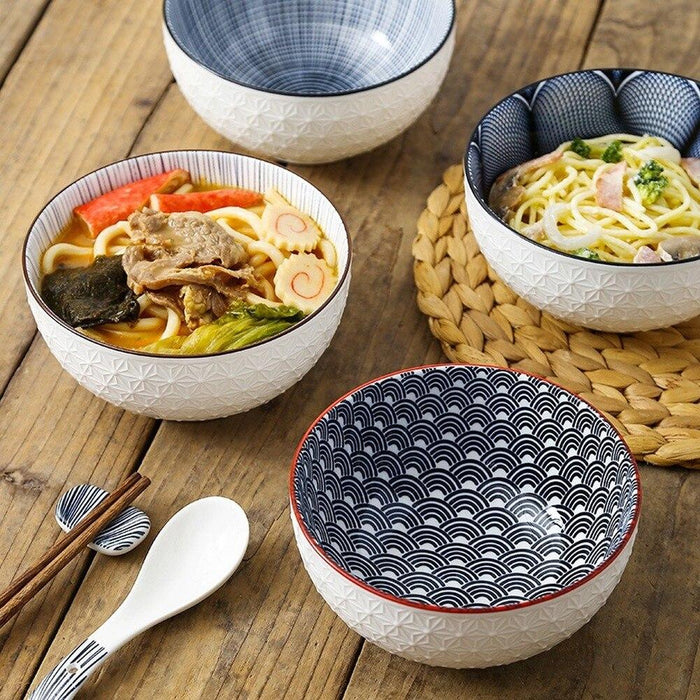 Bol à Soupe Japonais Traditionnel en Porcelaine | Ramen Nation
