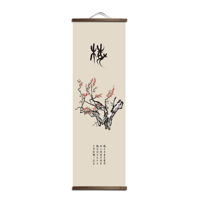 Tapisserie Japonaise Suspendue Motif Fleur | Ramen Nation