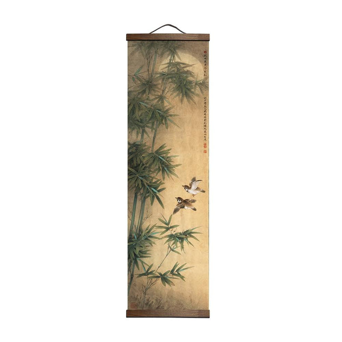 Tapiz japonés antiguo para colgar motivos florales | Ramen Nation