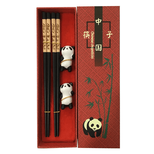 Caja de Palillos Japoneses Panda de Madera | Ramen Nation