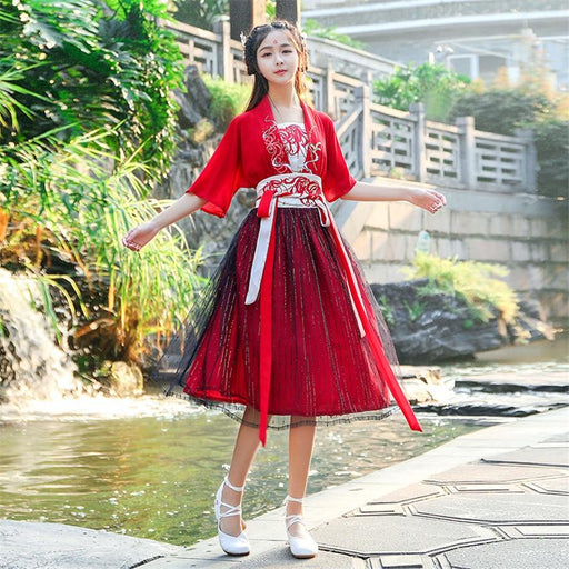 Kimono Giapponese Donna Lungo Rosso | Ramen Nation