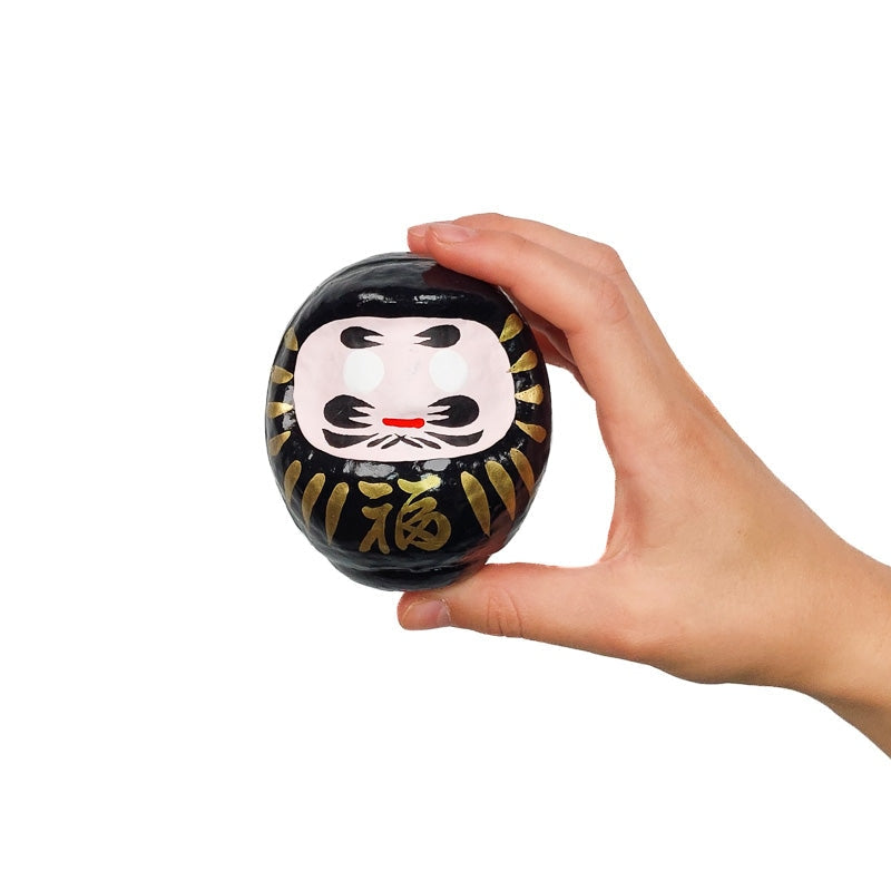 Daruma Japonais Noir