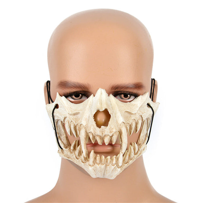 Demi Masque Démon Japonais Squelette | Ramen Nation