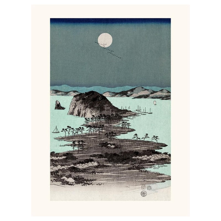 Estampe Japonaise Hiroshige Kanazawa N°2 - A3 | Ramen Nation
