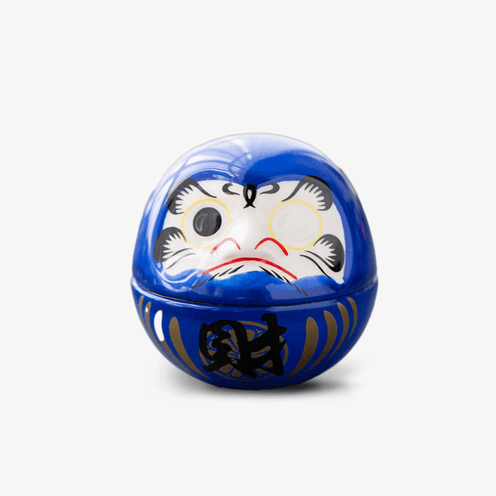 Figurine Daruma en Porcelaine Bleu | Ramen Nation
