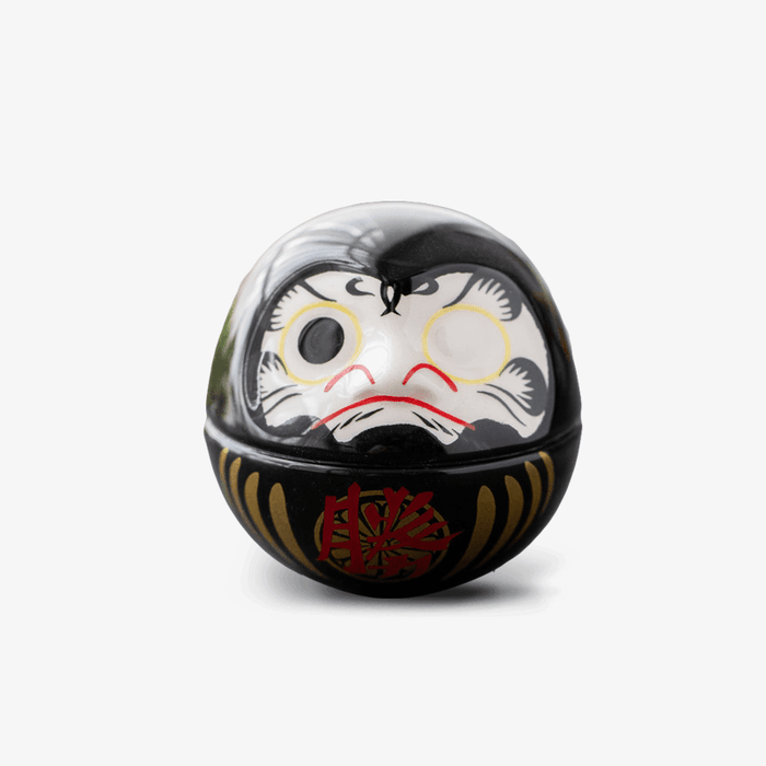 Figurine Daruma en Porcelaine Noir | Ramen Nation
