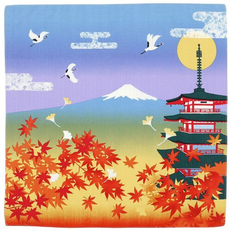 Furoshiki Japonais Automne - 50cm x 50cm