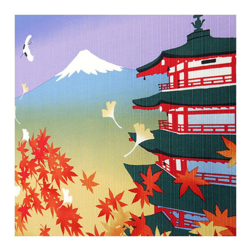 Furoshiki Japonais Automne - 50cm x 50cm