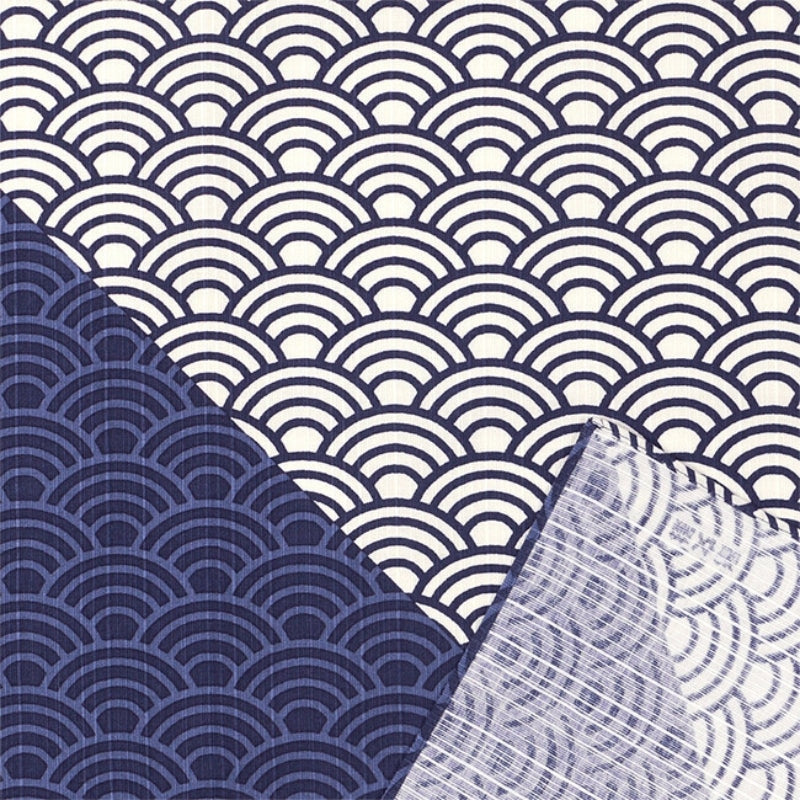 Furoshiki Japonais Seigaiha - 50cm x 50cm