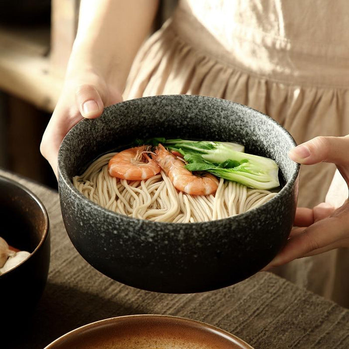 Bol à Soupe Japonais en Céramique Traditionnel
